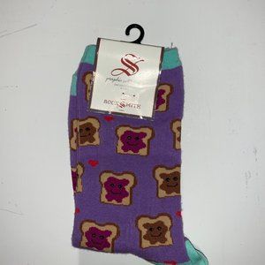 Peanut Butter and Jelly Socks